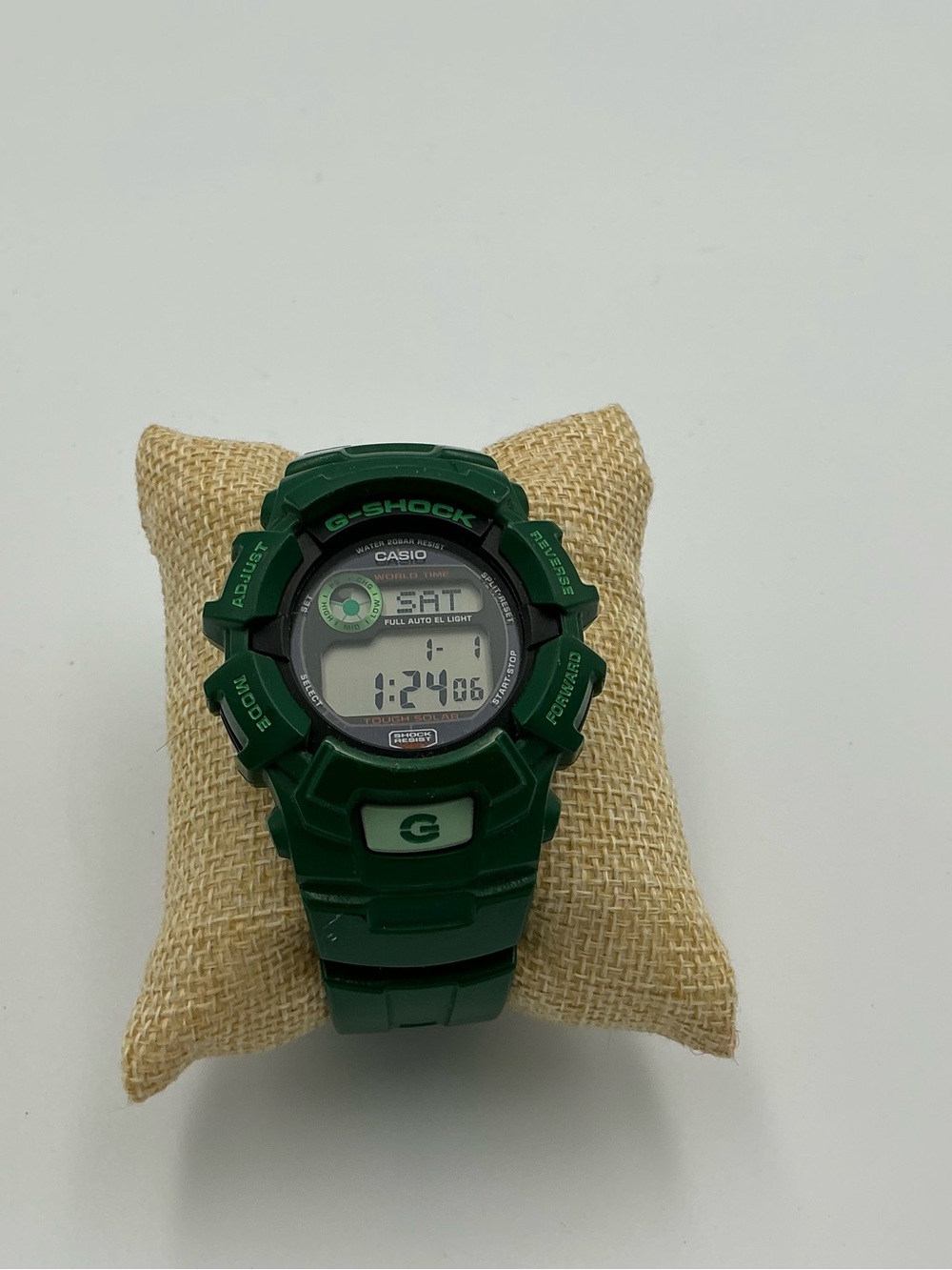 Casio G-Shock Digital Watch in Green and Black